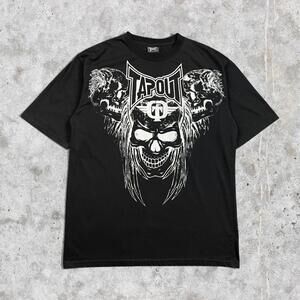 Y2K TAPOUT Skull Graphic T-Shirt